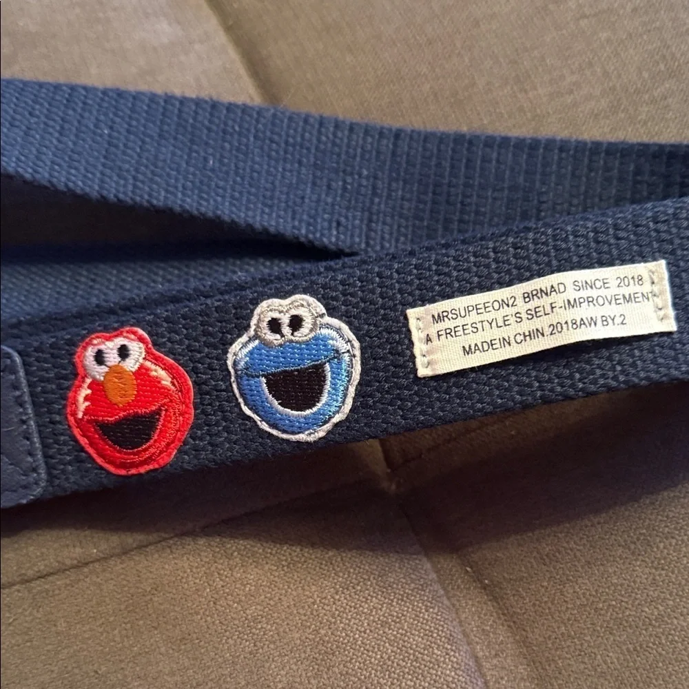 Men's Blue Cartoon Character Belt #547